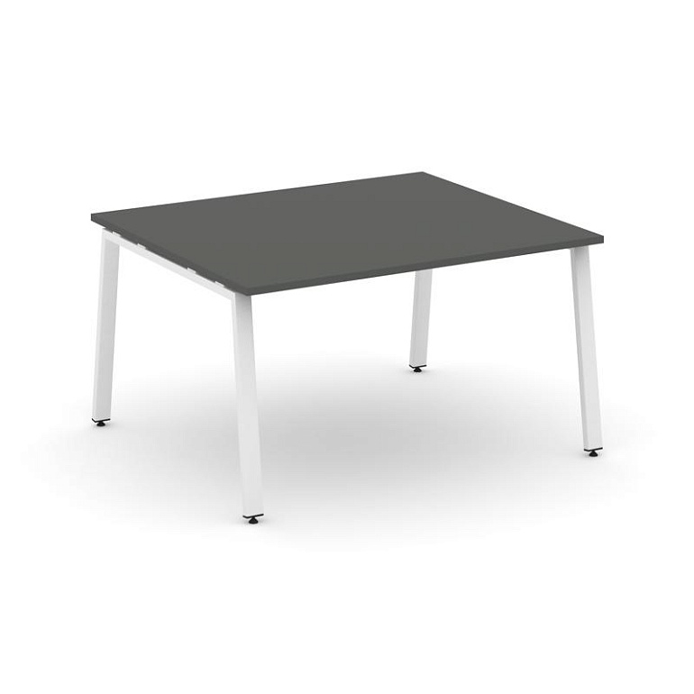 стол переговорный style project sn-6a.sprg-033.3 антрацит/металл белый фото