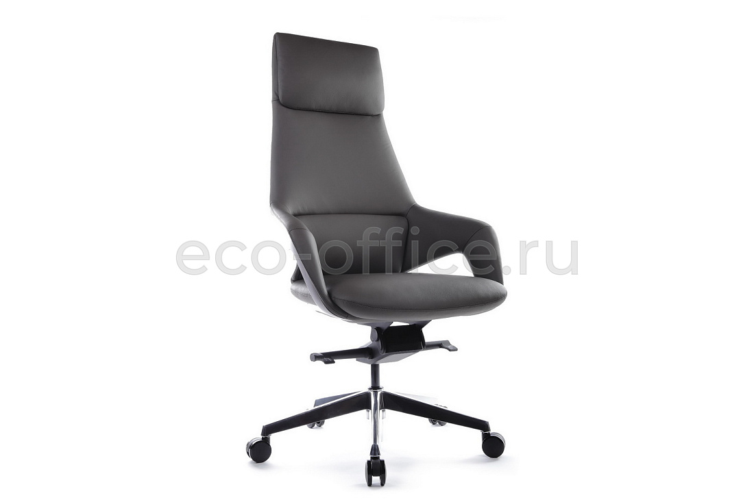 Кресло руководителя RV Design AURA FK005-A Антрацит кожа купить в Москве