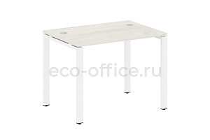 Стол письменный METAL SYSTEM STYLE БП.СП-1 Дуб Наварра / Белый металл фото