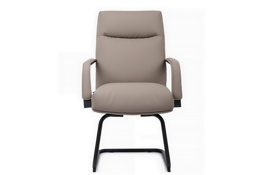 конференц-кресло rv chair otto cv-p001bs бежевая экокожа фото