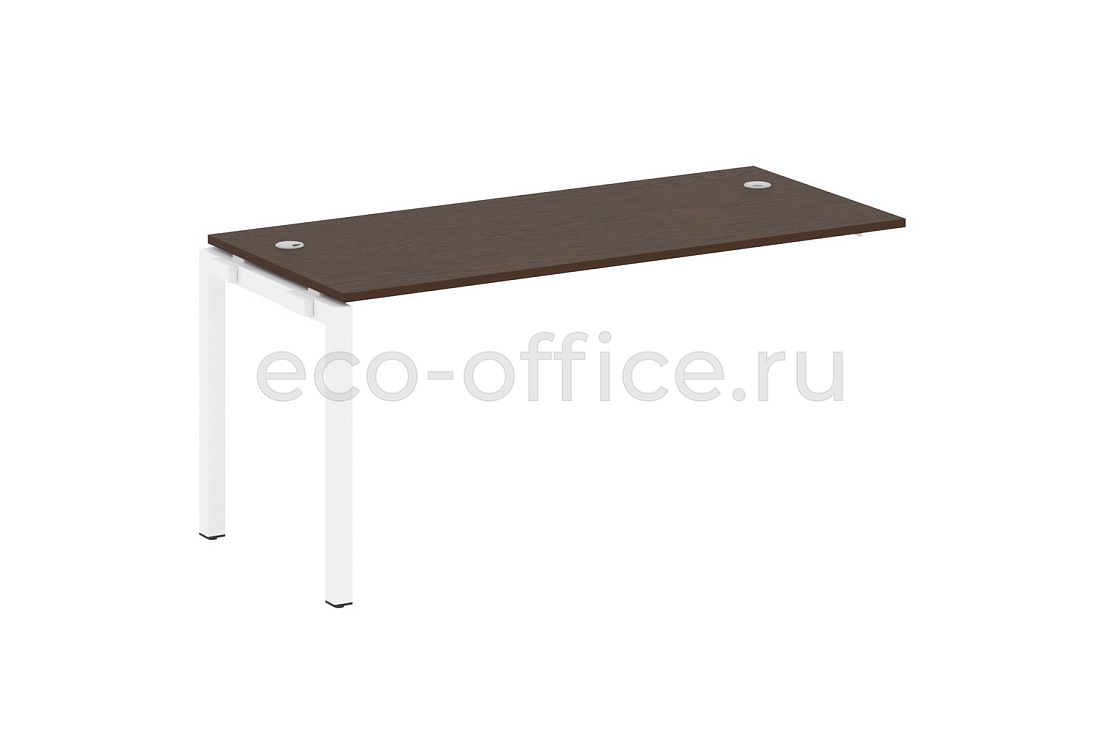 Проходной наборный элемент METAL SYSTEM QUATTRO 5x5 50БП.ПРС-СП-1.4 Венге Цаво / Белый металл купить в Москве
