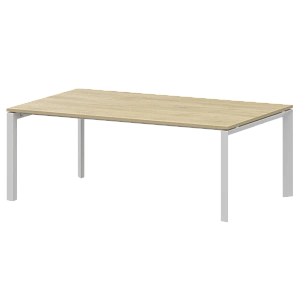 Стол переговорный на металлокаркасе Protech НТМП.П.180.11 Баттл Рок/Белый фото