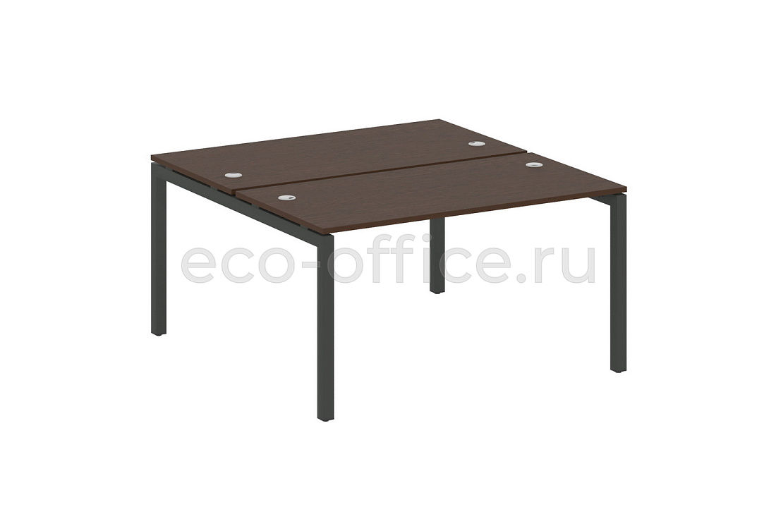 Рабочая станция METAL SYSTEM QUATTRO 5x5 50БП.РАС-СП-2.3 Венге Цаво / Антрацит металл купить в Москве