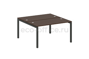 Рабочая станция METAL SYSTEM QUATTRO 5x5 50БП.РАС-СП-2.3 Венге Цаво / Антрацит металл фото