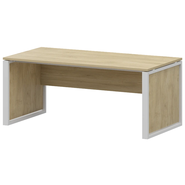 стол руководителя protech нтм-160 баттл рок/белый фото