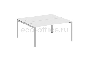 Рабочая станция METAL SYSTEM QUATTRO 5x5 50БП.РАС-СП-2.4 Белый / Серый металл фото