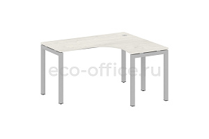 Стол криволинейный правый METAL SYSTEM QUATTRO 5x5 50БП.СА-3 Пр Дуб Наварра / Серый металл фото