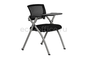 Конференц-кресло складное с пюпитром RV Chair CLICK 462TE Чёрная ткань фото