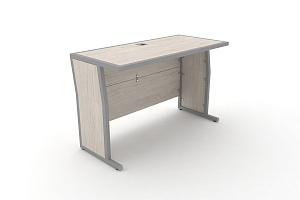 Стол для преподавателя DESK DK-1200U Денвер Светлый / Серый металл фото