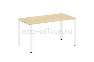 Стол письменный METAL SYSTEM STYLE БП.СП-3 Акация Лорка / Белый металл фото