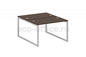 Рабочая станция METAL SYSTEM QUATTRO 4x4 40БО.РАС-СП-2.2 Венге Цаво / Серый металл фото