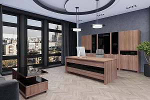 Кабинет руководителя АКЦЕНТ Темный Шимо фото