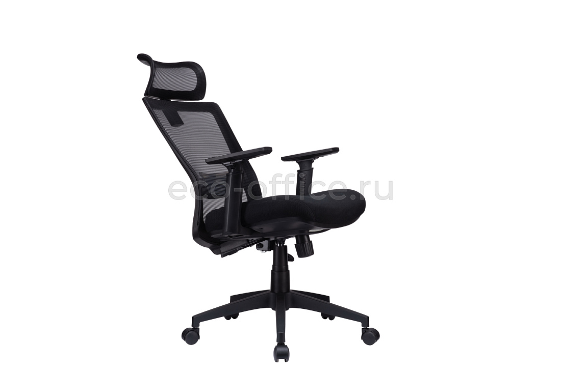 Кресло эргономичное RV Design LINE W-202 AC Чёрный пластик / Чёрная сетка  стоимость