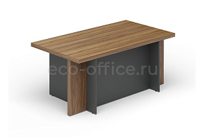 Стол руководителя FABER FA1810 Дуб Мокко / Антрацит фото