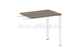 Приставной элемент на П-образном м/к METAL SYSTEM STYLE БП.ПР-2 Вяз Благородный / Белый металл фото