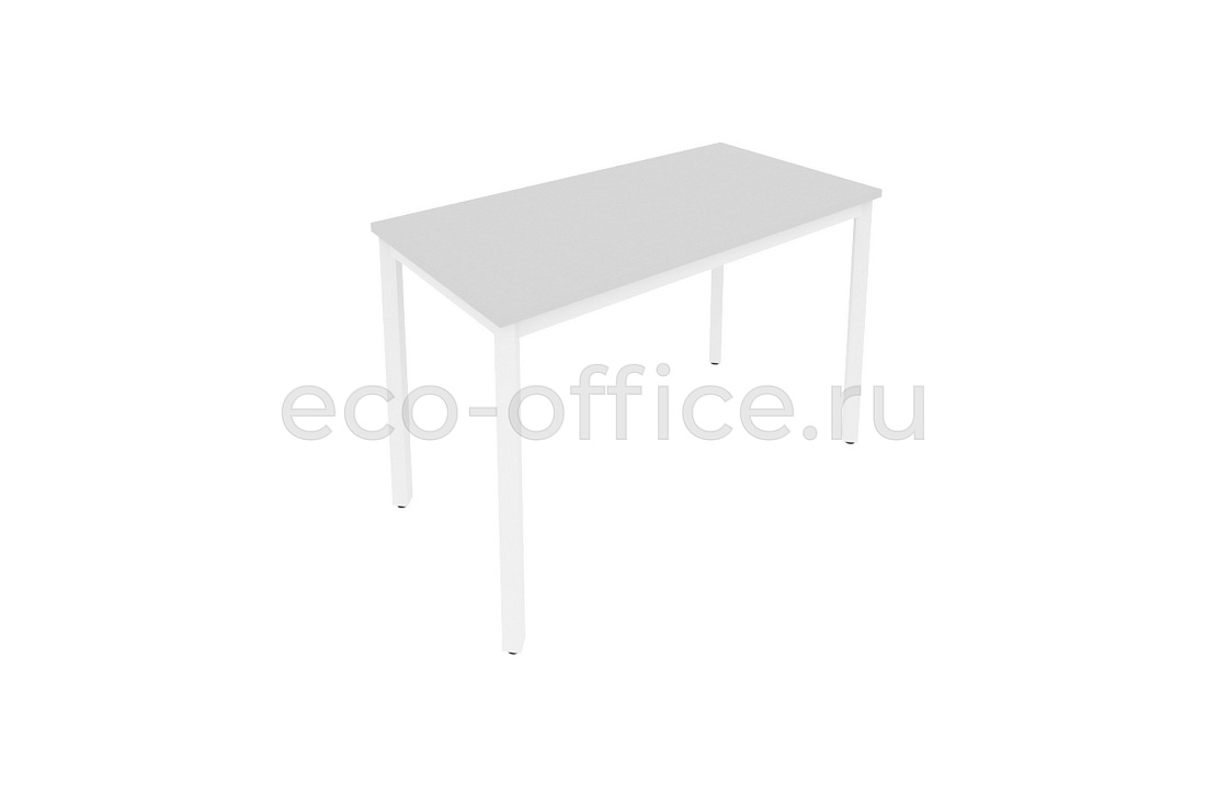 Стол письменный на металлокаркасе SLIM SYSTEM С.СП-4.1 Серый / Белый металл купить в Москве
