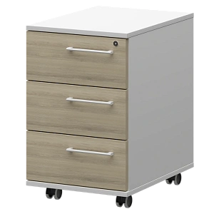 Тумба мобильная/подвесная левая Protech KZT-61L Кронберг/Белый фото