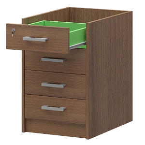 Корпус тумбы приставной Protech АТ-07 Орех фото