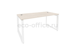 Стол рабочий руководителя ONIX DIRECT O.MO-SRR-4.8 Денвер Светлый / Белый металл фото