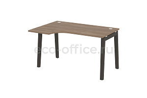Стол эргономичный левый ONIX WOOD OW.SA-2 (L) Дуб Аризона / Дуб Тёмный фото