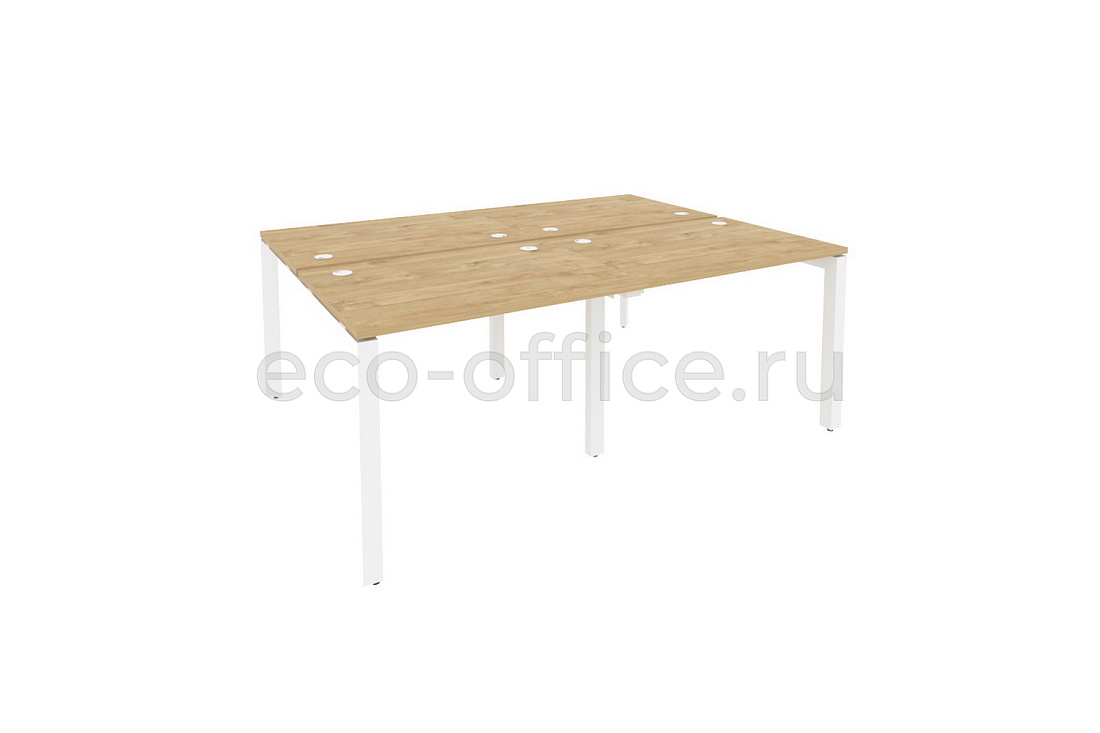 Рабочая станция на П-образном м/к ONIX O.MP-D.RS-4.1.7 Тиквуд Светлый / Белый металл  стоимость