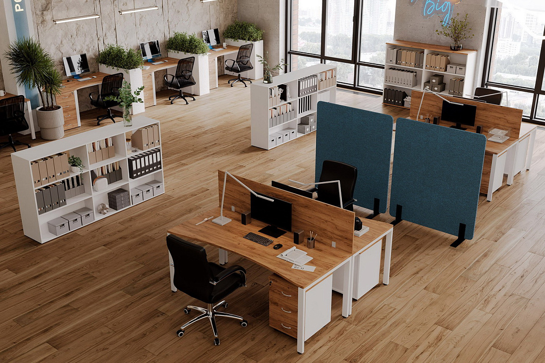 мебель для персонала tess дуб крафт золотой фото