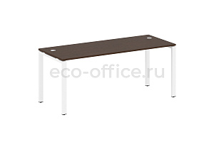 Стол письменный METAL SYSTEM STYLE БП.СП-5 Венге Цаво / Белый металл фото