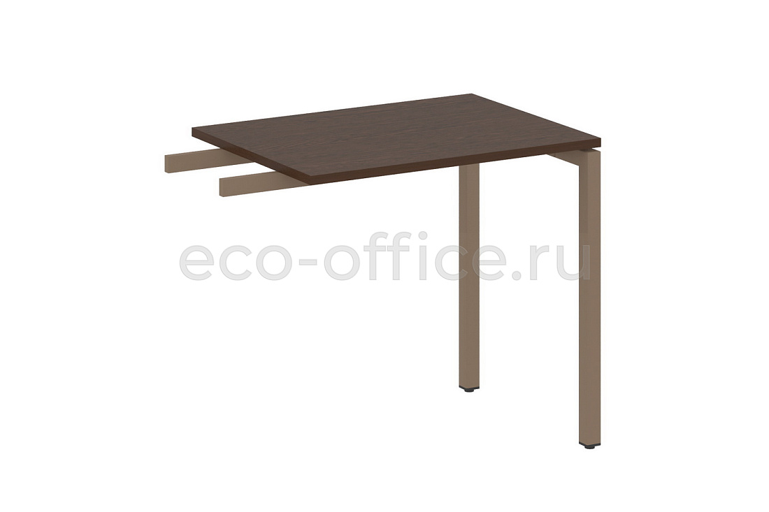 Приставной элемент на П-образном м/к METAL SYSTEM QUATTRO 4x4 40БП.ПР-2 Венге Цаво / Мокко металл  стоимость