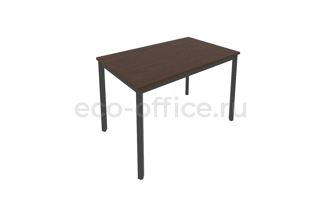 Стол письменный на металлокаркасе SLIM SYSTEM С.СП-4 Венге Цаво / Антрацит металл купить в Москве