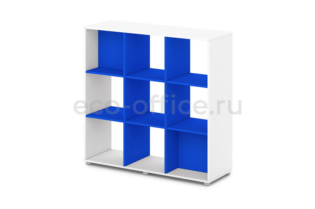 Стеллаж низкий 9 ячеек SENTIDA COLOR S-79 Голубика  стоимость