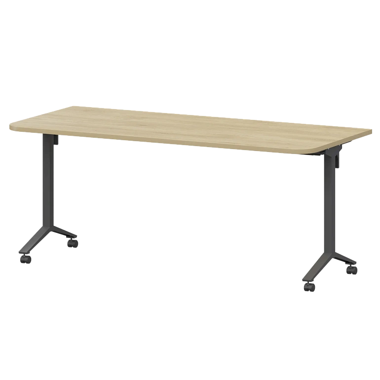 стол мобильный складной радиусный protech мб25-160.70р баттл рок/антрацит фото