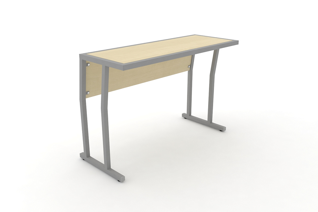 Стол учебный двухместный с царгой DESK DK-1100SP Клен / Серый Металл  стоимость
