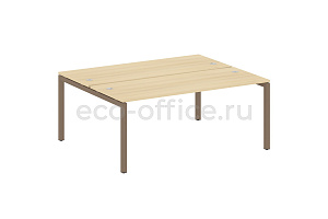 Рабочая станция METAL SYSTEM QUATTRO 5x5 50БП.РАС-СП-2.5 Акация Лорка / Мокко металл фото