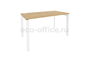 Стол рабочий на П-образном м/к ONIX O.MP-SP-3.7 Тиквуд Светлый / Белый металл фото