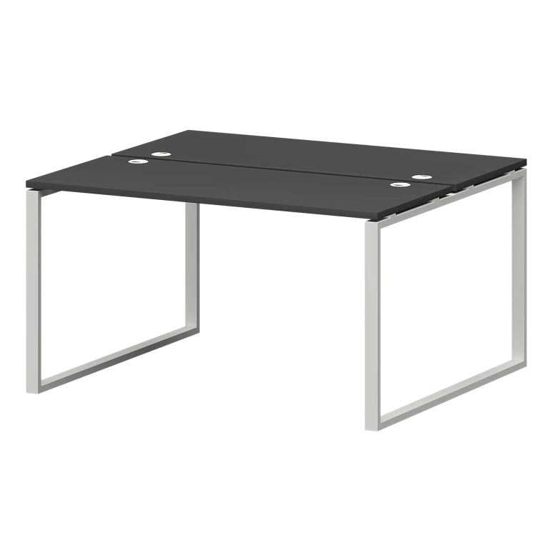 бенч двойной на металлокаркасе protech смс2-о-10к.120.пр25 графит/белый фото