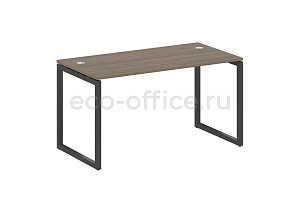 Стол письменный METAL SYSTEM QUATTRO 4x4 40БО.СП-3 Вяз Благородный / Антрацит металл фото