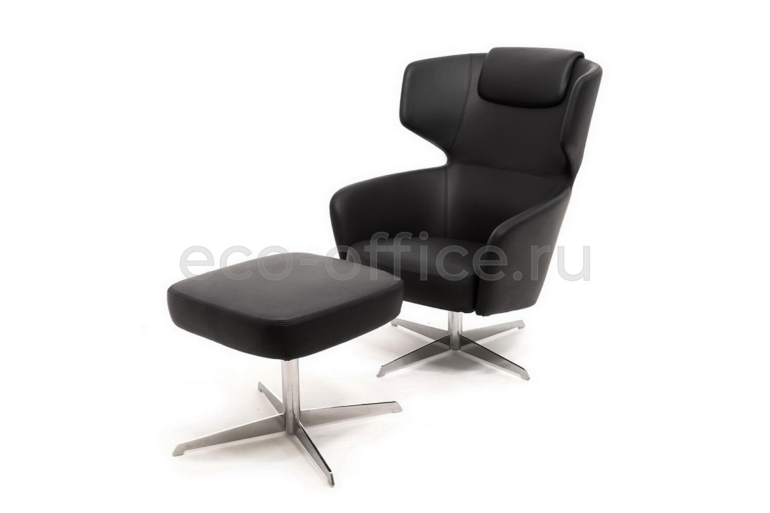 Кресло Profoffice VENTO High R7 Dakota Black Чёрная кожа  стоимость