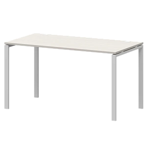 Стол на металлокаркасе Protech АМ-005 Ясень шимо/Белый фото