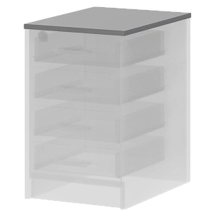 Крышка к приставным тумбам Protech А-707.60 Серый фото