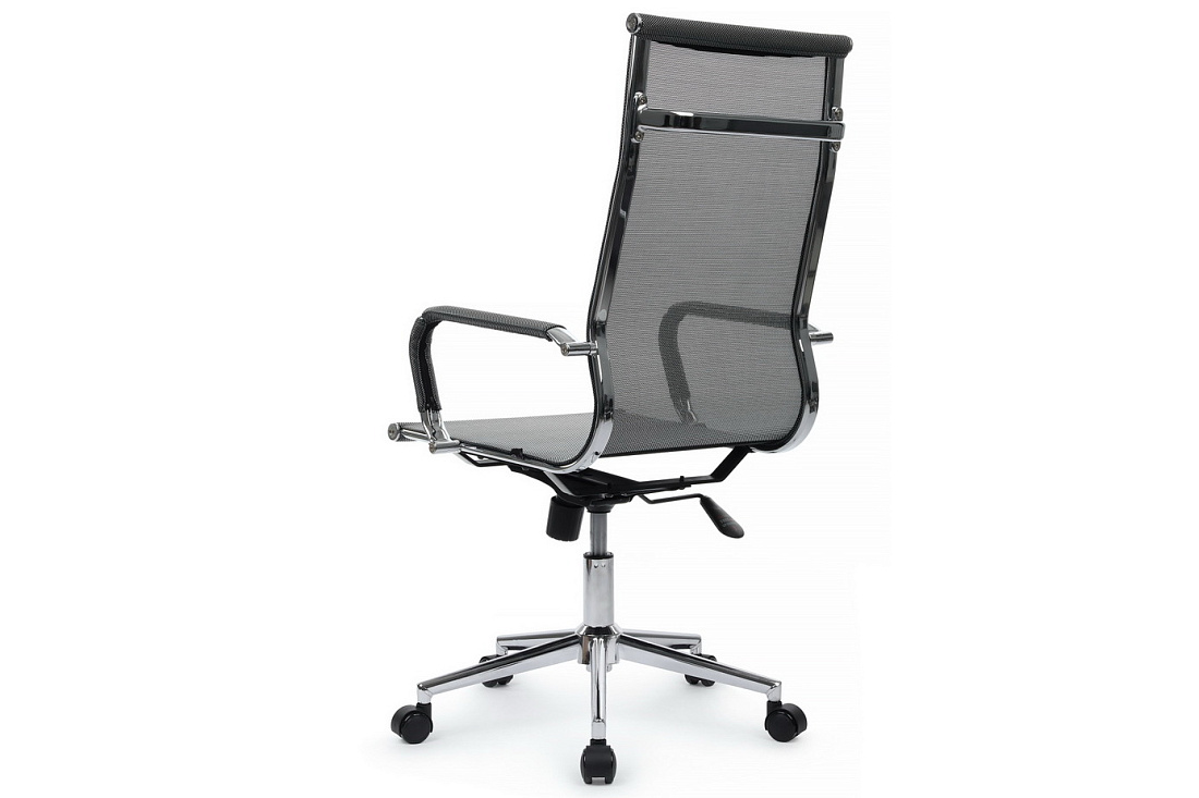 кресло руководителя rv chair hugo 6001-1se серебристо-серая сетка фото