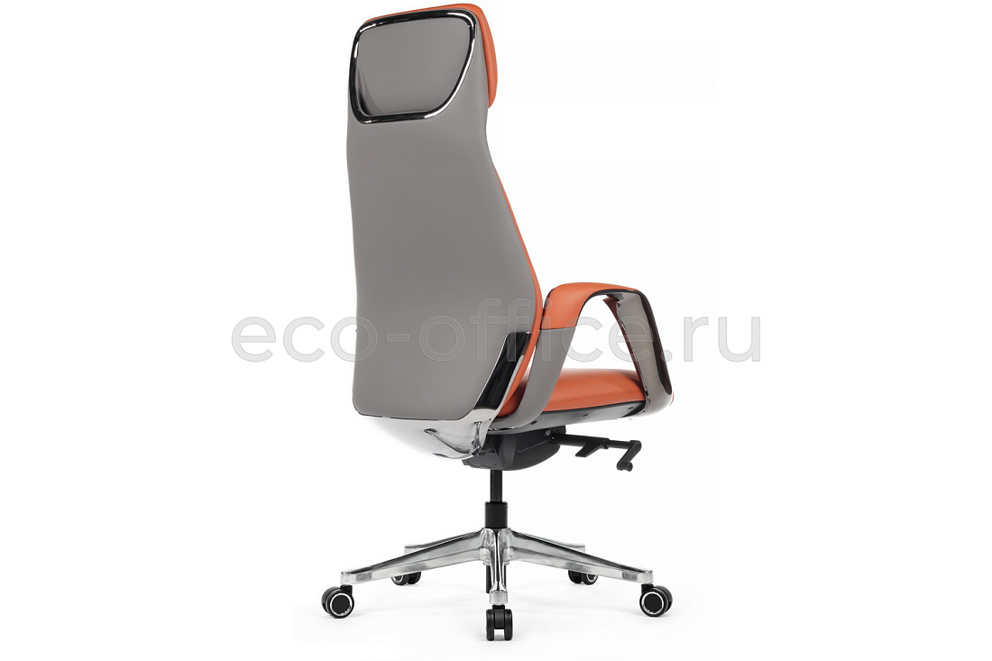 Кресло руководителя RV Design NAPOLI YZPN-YR020 Оранжевая кожа  стоимость