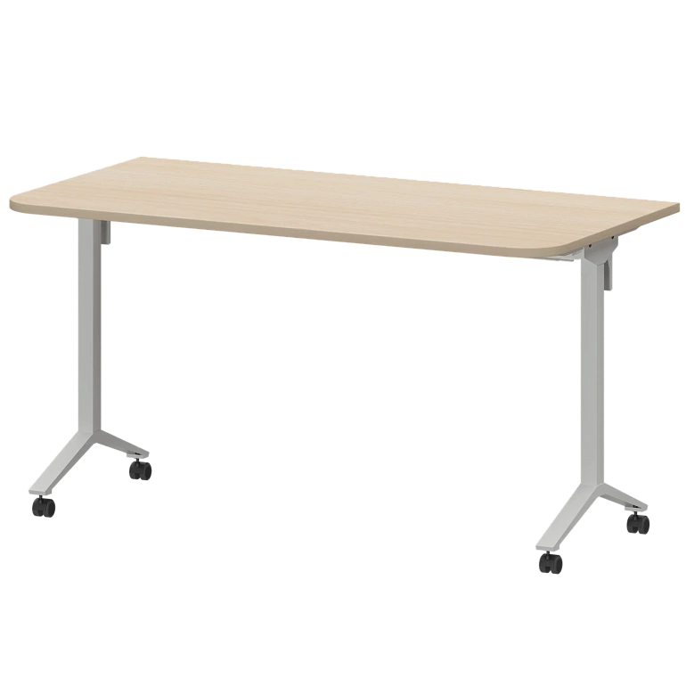 стол мобильный складной радиусный protech мб22-140.70р бук/белый фото