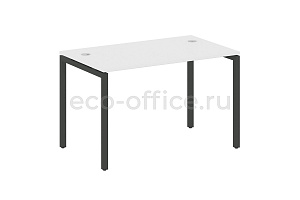Стол письменный METAL SYSTEM QUATTRO 4x4 40БП.СП-2 Белый / Антрацит металл фото