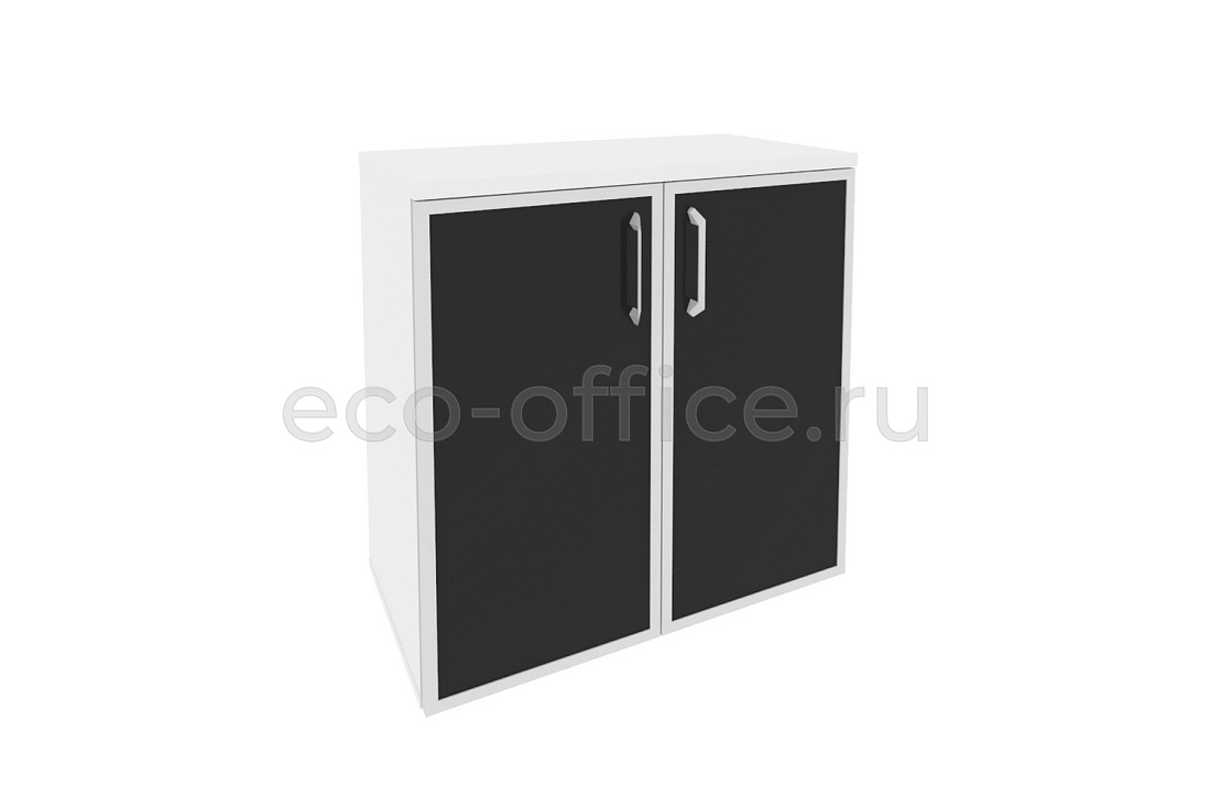 Шкаф низкий широкий ONIX O.ST-3.2 R black Белый Бриллиант купить в Москве