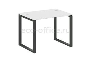 Стол письменный METAL SYSTEM STYLE БО.СП-1 Белый / Антрацит металл фото