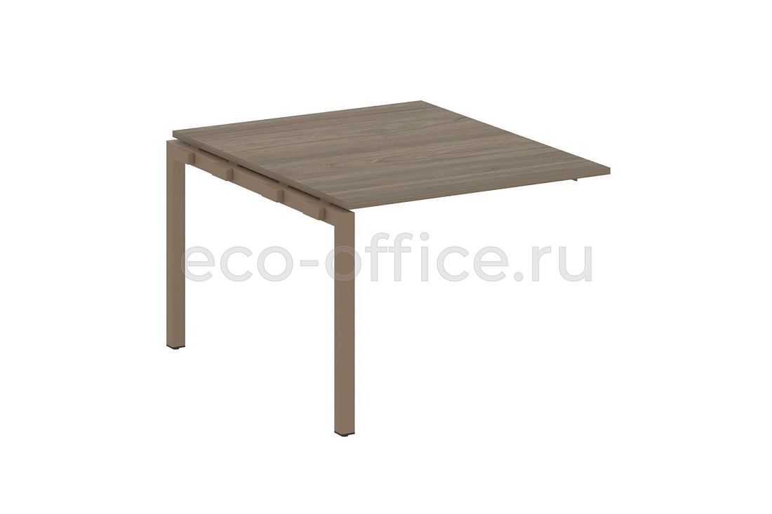 Проходной наборный элемент переговорного стола METAL SYSTEM QUATTRO 5x5 50БП.ППРГ-1 Вяз Благородный / Мокко металл  стоимость