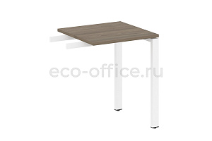 Приставной элемент на П-образном м/к METAL SYSTEM STYLE БП.ПР-1 Вяз Благородный / Белый металл фото