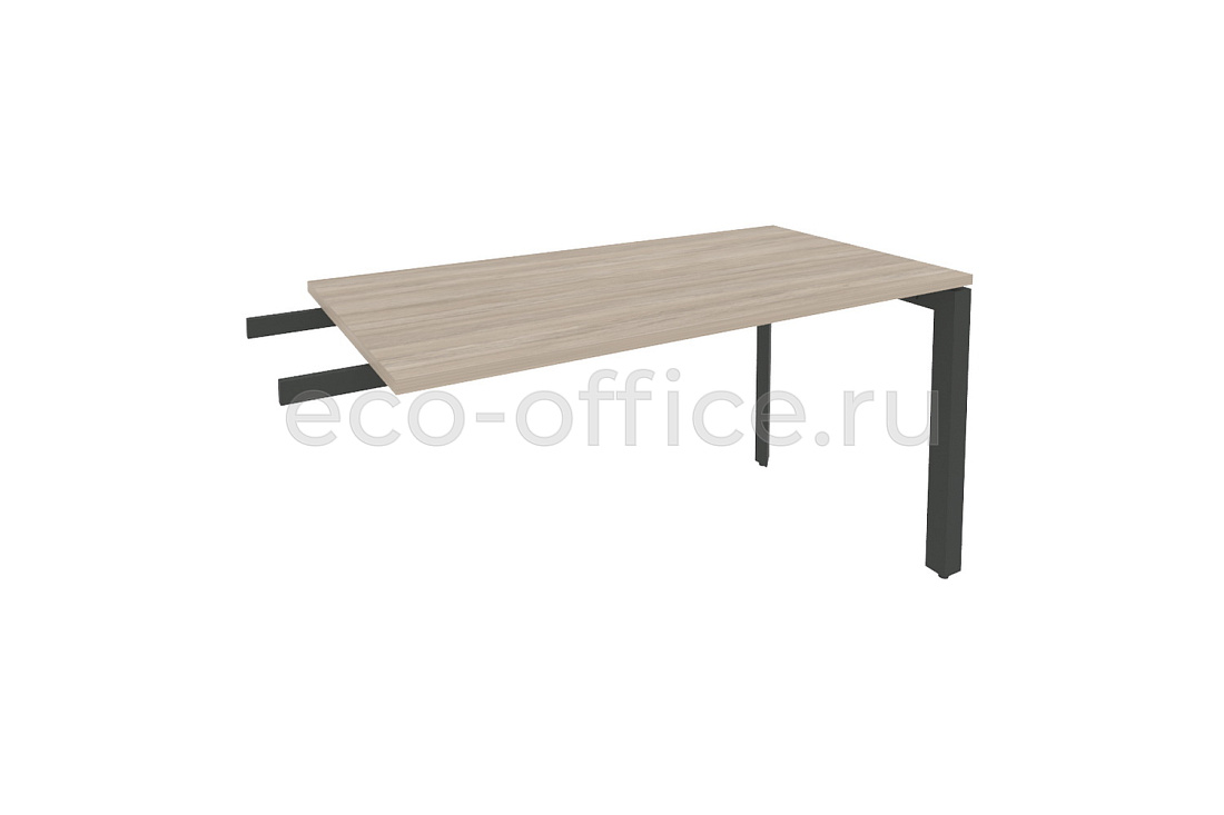 Брифинг-приставка на П-образном м/к ONIX O.MP-BR-13 Дуб Аттик / Антрацит металл  купить в Москве