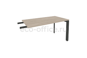 Брифинг-приставка на П-образном м/к ONIX O.MP-BR-13 Дуб Аттик / Антрацит металл фото