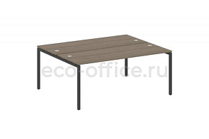 Рабочая станция METAL SYSTEM QUATTRO 4x4 40БП.РАС-СП-2.5 Вяз Благородный / Антрацит металл фото